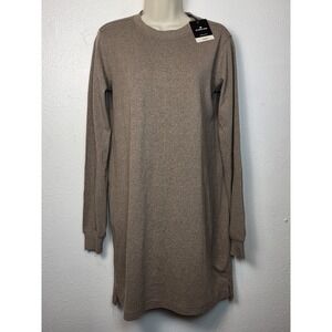 The Normal Brand Women's Puremeso Everyday Dress Taupe $100 MSRP Size S